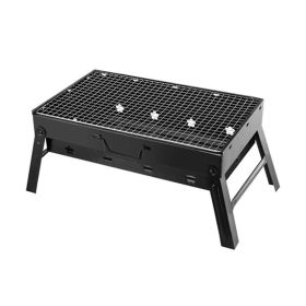 Outdoor Camping Picnics Garden Grilling Foldable Portable BBQ Grill