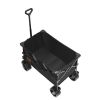 VEVOR Collapsible Folding Wagon, 220 L Beach Wagon Cart with All-Terrain Wheels, Heavy Duty Folding Wagon Cart Max 330 lbs with Drink Holders, Sports